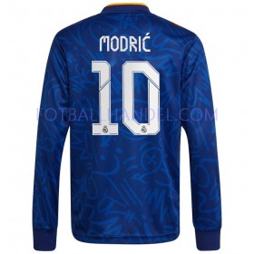 Herre Fotballdrakter Real Madrid Luka Modrić 10 Borte 2021-22 Langermet